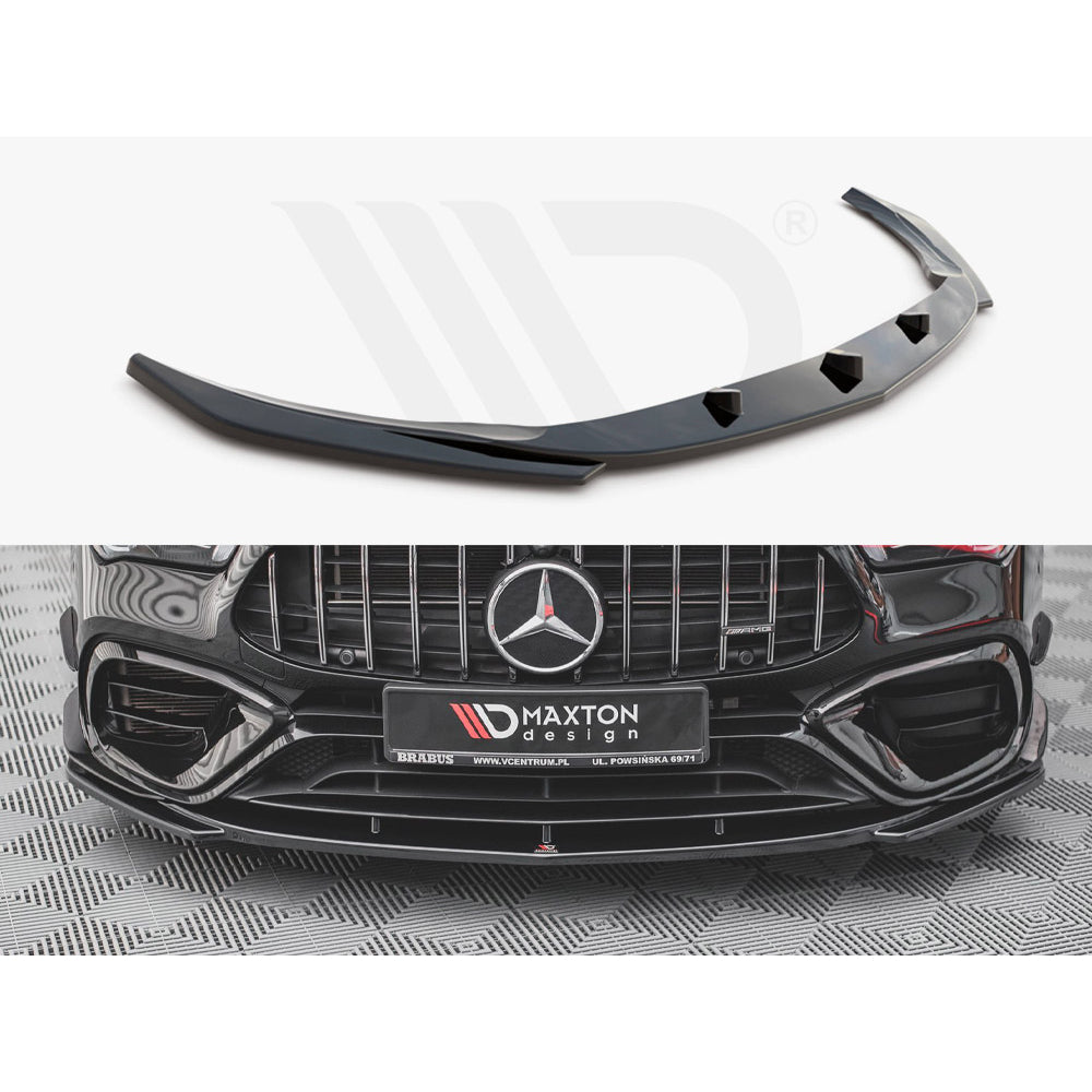 Maxton Design Street Plus Front Splitter V3 - Mercedes CLA45 AMG C118