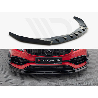 Maxton Design Street Plus Front Splitter V1 - Mercedes A45 AMG Aero W176 Facelift