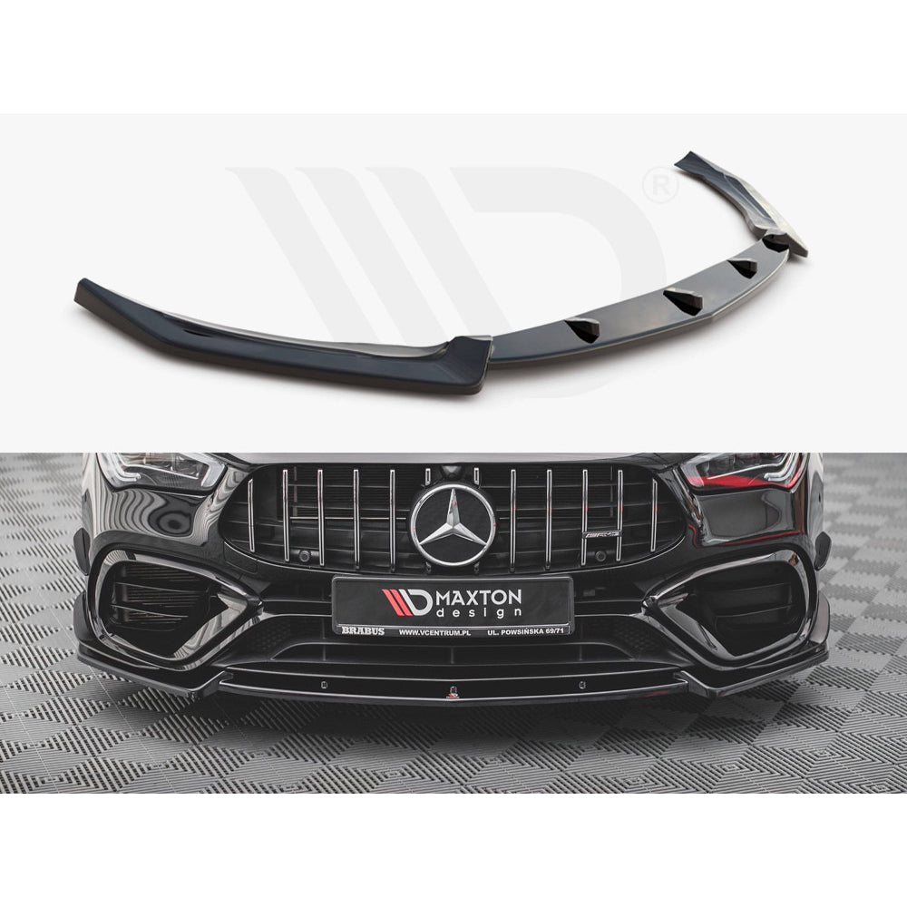 Maxton Design Street Plus Front Splitter V2 - Mercedes CLA45 AMG C118