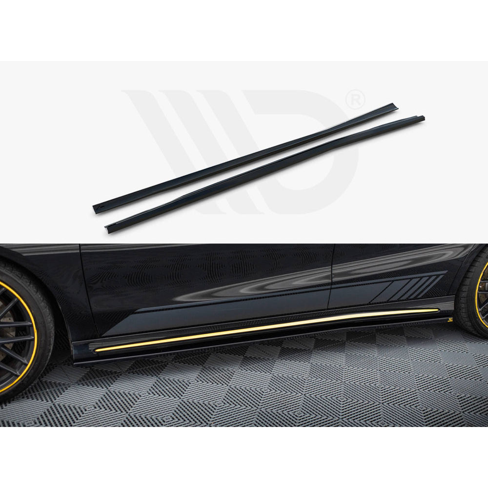 Maxton Design Street Plus Side Skirt Diffusers - Mercedes CLA45 AMG Aero C117 Facelift