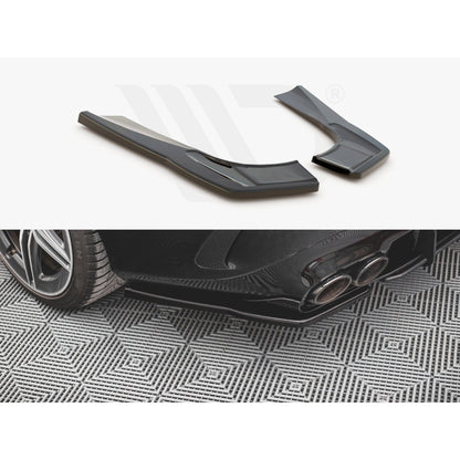 Maxton Design Street Plus Rear Side Splitters - Mercedes CLA35 AMG Aero C118