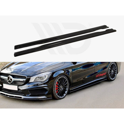 Maxton Design Street Plus Side Skirt Diffusers V1 - Mercedes CLA45 AMG C117