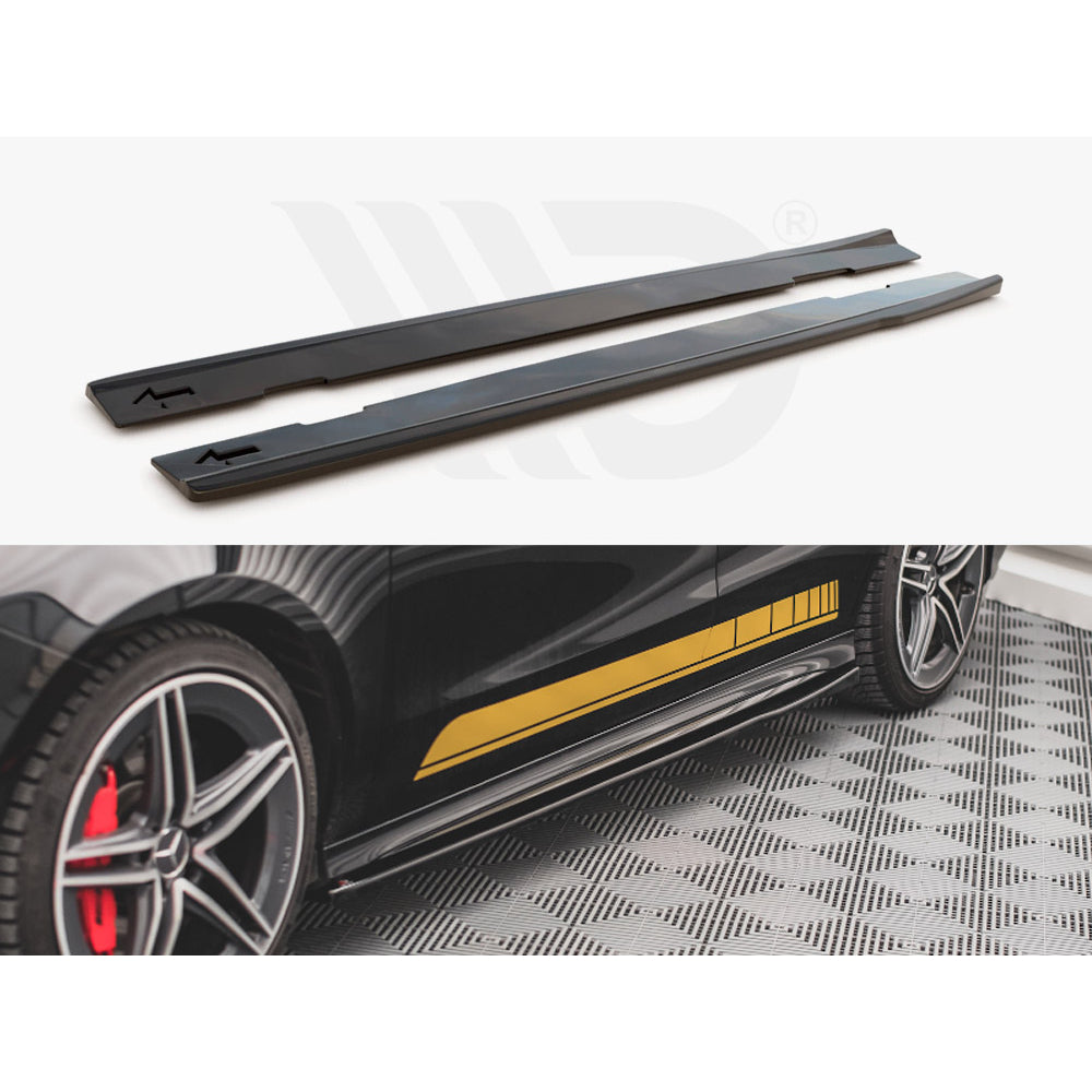 Maxton Design Street Plus Side Skirt Diffusers - Mercedes CLA45 AMG C118