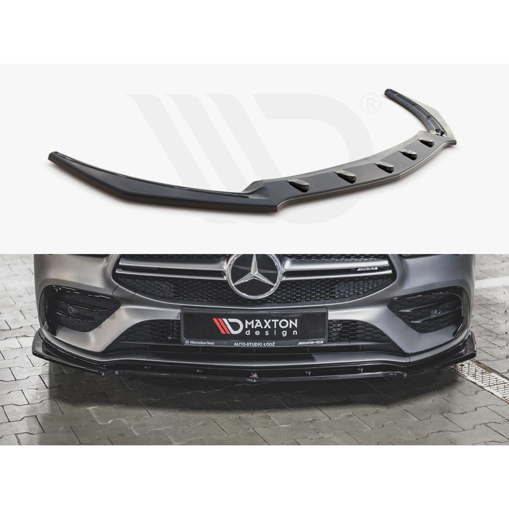 Maxton Design Street Plus Front Splitter V2 - Mercedes CLA35 AMG Aero C118