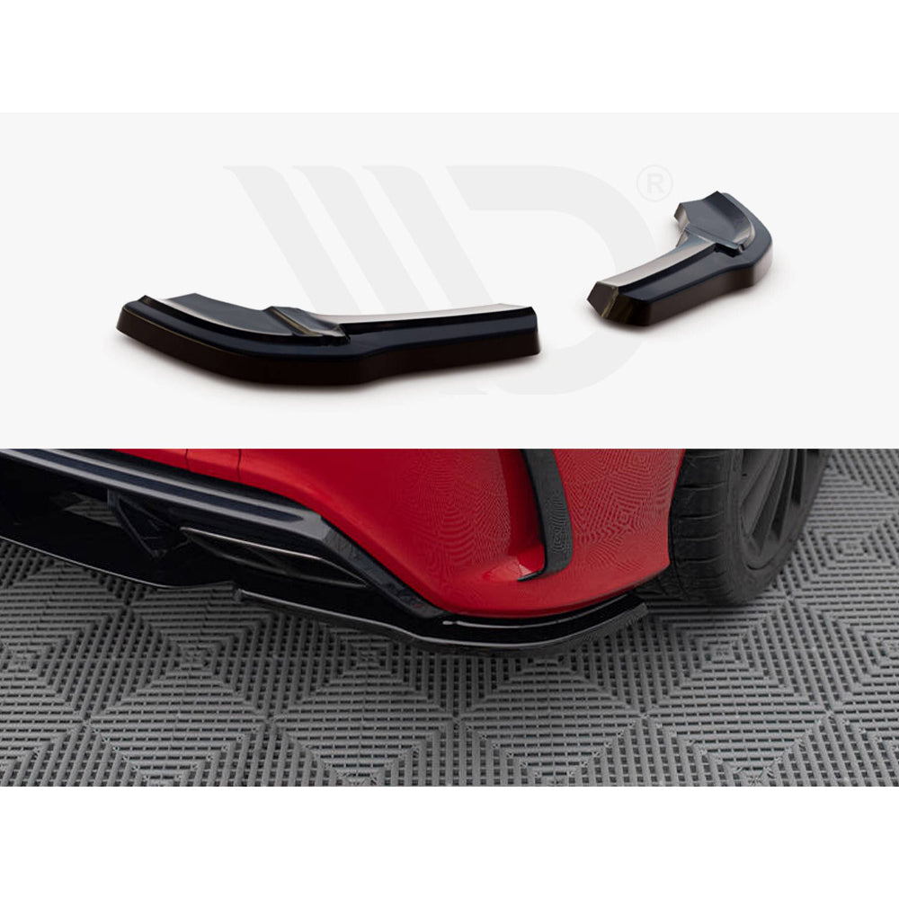 Maxton Design Street Plus Rear Side Splitters - Mercedes A45 AMG W176 Facelift