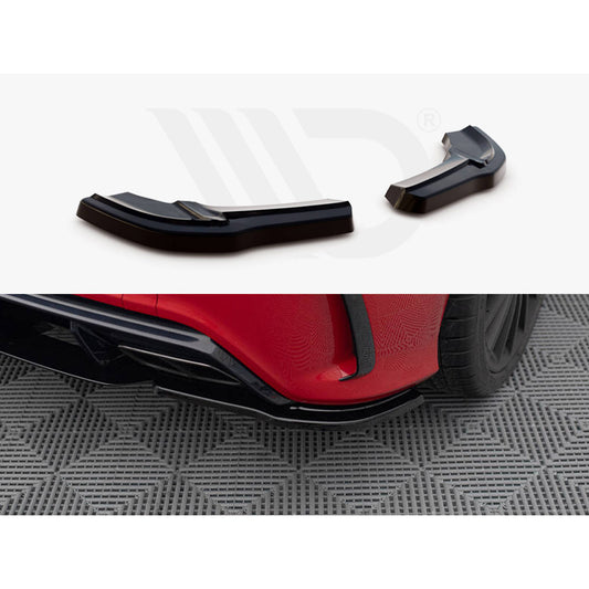 Maxton Design Street Plus Rear Side Splitters - Mercedes A45 AMG W176 Facelift