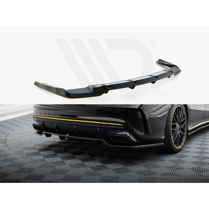 Maxton Design Street Plus Central Rear Splitter - Mercedes CLA45 AMG Aero C117 Facelift