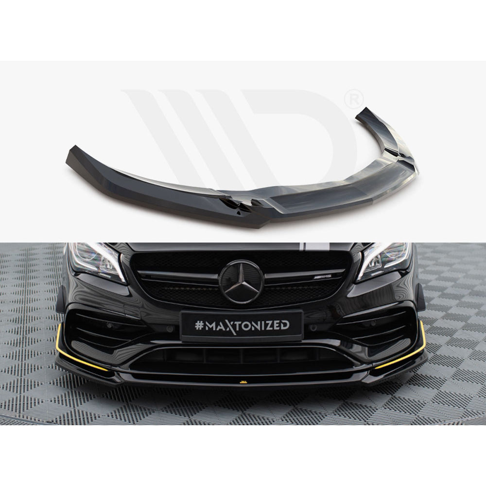 Divisor delantero Maxton Design Street Plus V4 - Mercedes CLA 45 AMG Aero C117 Facelift