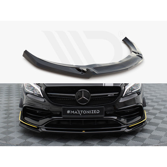 Maxton Design Street Plus Front Splitter V4 - Mercedes CLA45 AMG Aero C117 Facelift