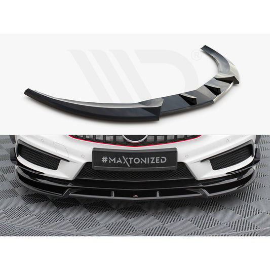 Maxton Design Street Plus Front Splitter V3 - Mercedes A45 AMG W176