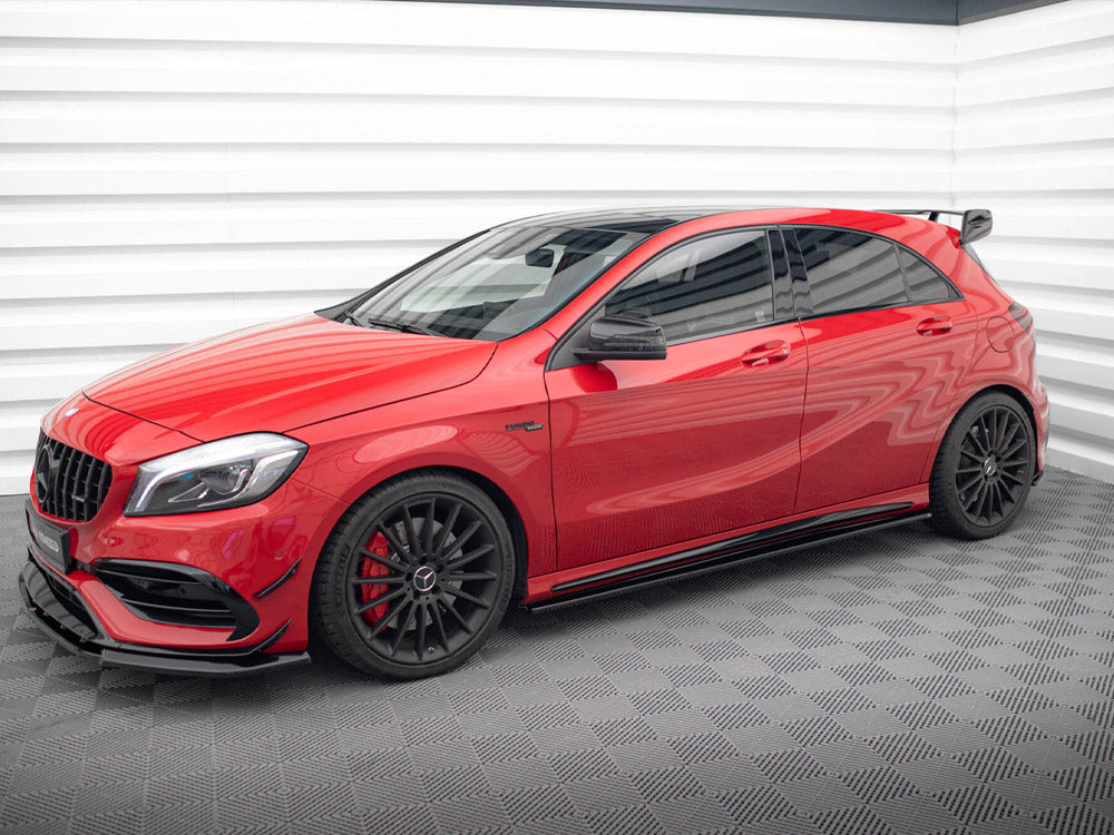 Maxton Design Street Plus Side Skirt Diffusers - Mercedes A45 AMG W176 Facelift