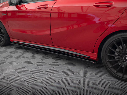 Maxton Design Street Plus Side Skirt Diffusers - Mercedes A45 AMG W176 Facelift