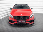 Maxton Design Street Pro Front Splitter - Mercedes A45 AMG W176 Facelift