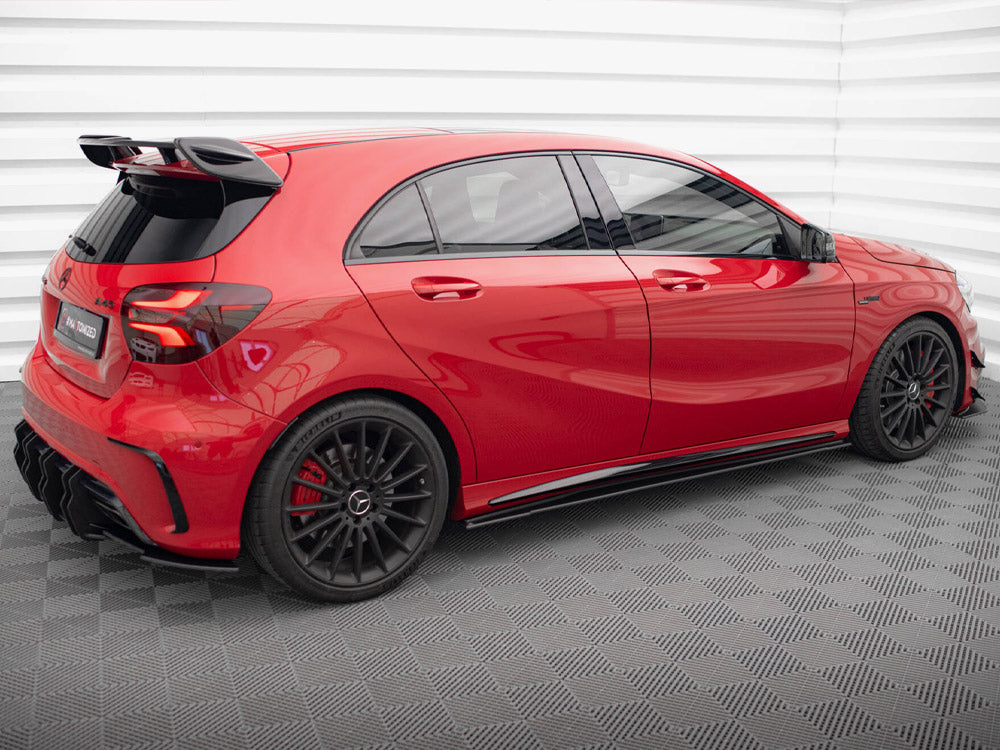 Maxton Design Street Pro Side Skirt Diffusers - Mercedes A45 AMG W176 Facelift