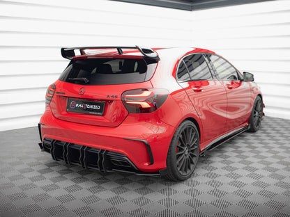 Maxton Design Street Pro Rear Side Splitters + Flaps - Mercedes A45 AMG W176 Facelift