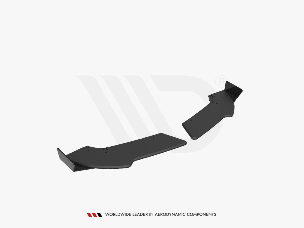 Maxton Design Street Pro Rear Side Splitters + Flaps - Mercedes A45 AMG W176 Facelift