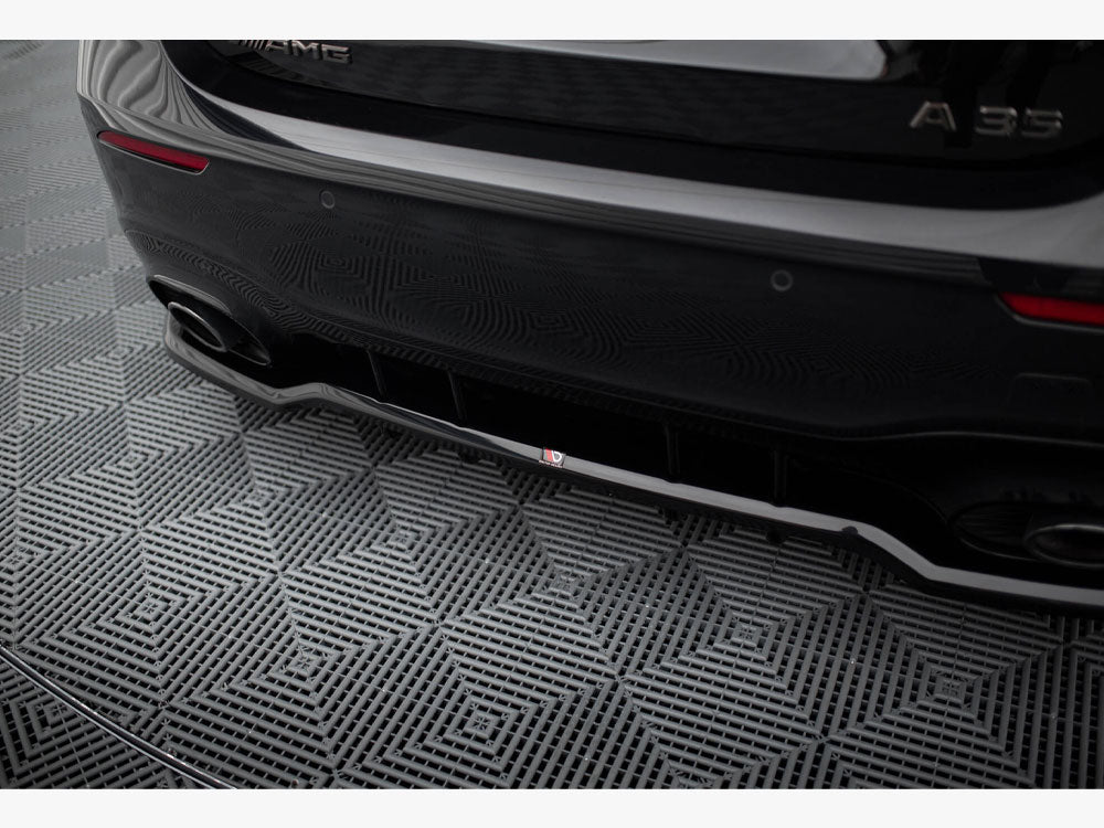 Maxton Design Street Plus Central Rear Splitter - Mercedes A35 AMG W177 Hatchback