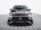 Maxton Design Street Pro Front Splitter + Flaps - Mercedes A35 AMG W177 Facelift