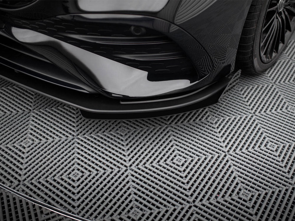 Maxton Design Street Pro Front Splitter + Flaps - Mercedes A35 AMG W177 Facelift
