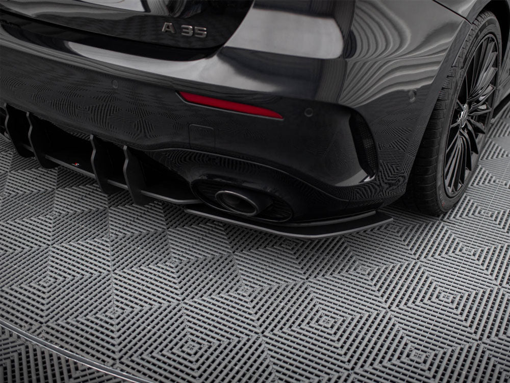 Maxton Design Street Pro Rear Side Splitters - Mercedes A35 AMG W177 Hatchback