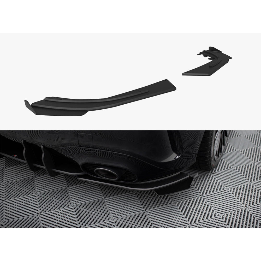 Maxton Design Street Pro Rear Side Splitters + Flaps - Mercedes A35 AMG W177 Hatchback