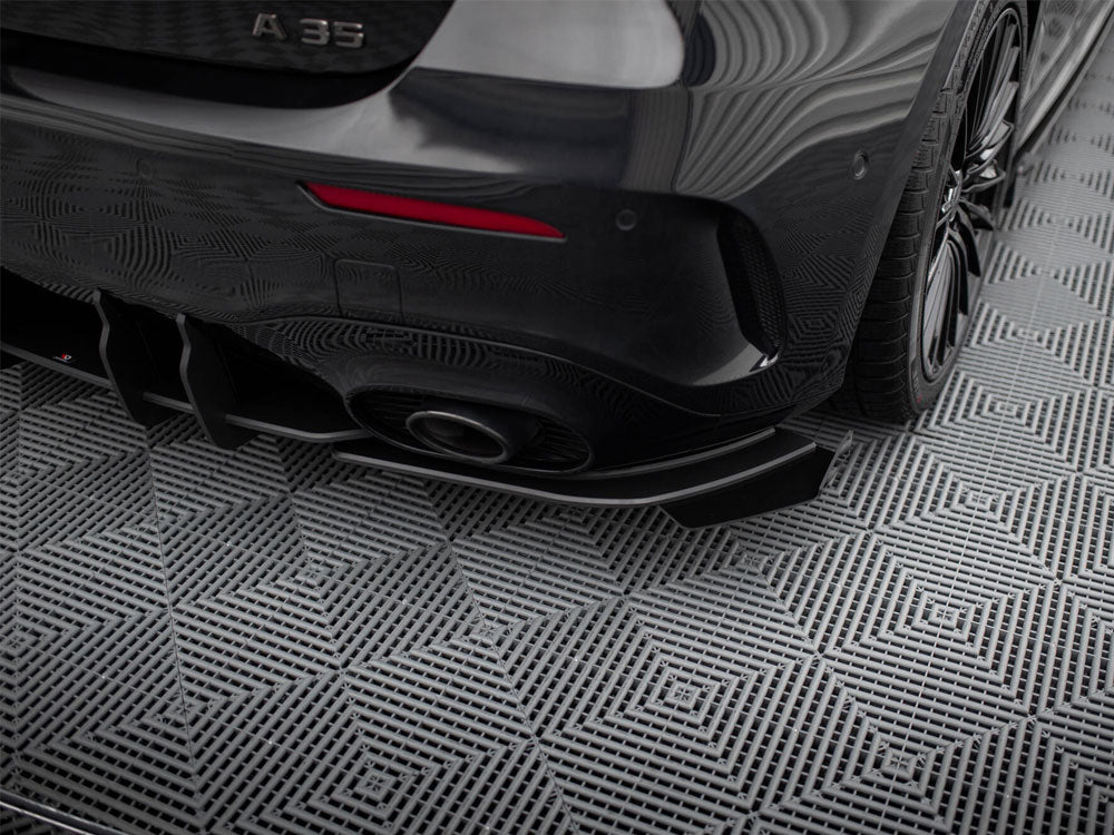 Maxton Design Street Pro Rear Side Splitters + Flaps - Mercedes A35 AMG W177 Hatchback