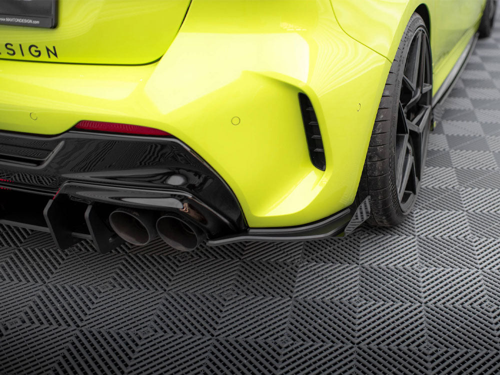 Divisores laterales traseros Maxton Design Street Pro V2 + aletas - BMW 128ti/M135i F40