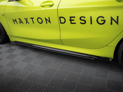 Maxton Design Street Pro Side Skirt Diffusers + Flaps - BMW 128ti/M135i F40