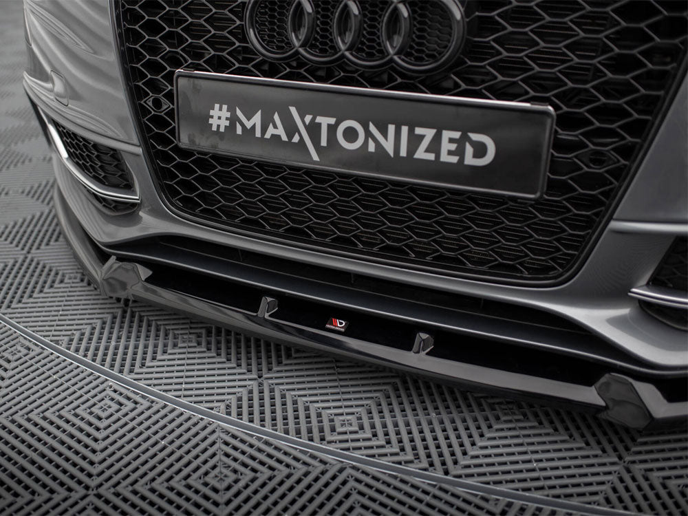 Maxton Design Street Plus Front Splitter V3 - Audi S5 8T Facelift