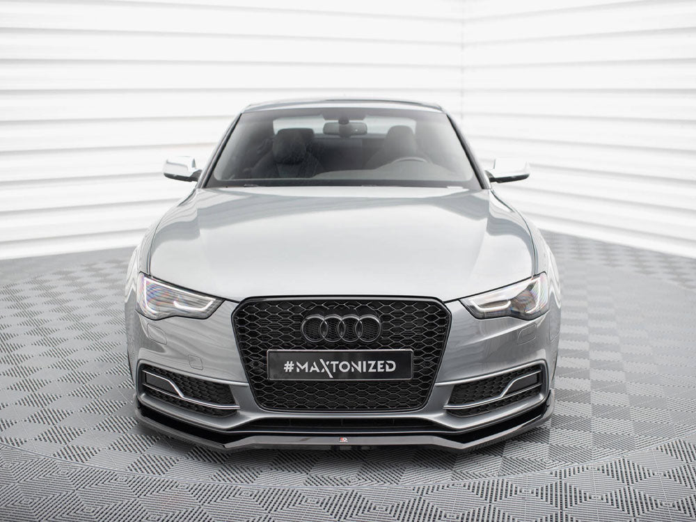 Maxton Design Street Plus Front Splitter V4 - Audi S5 8T Facelift