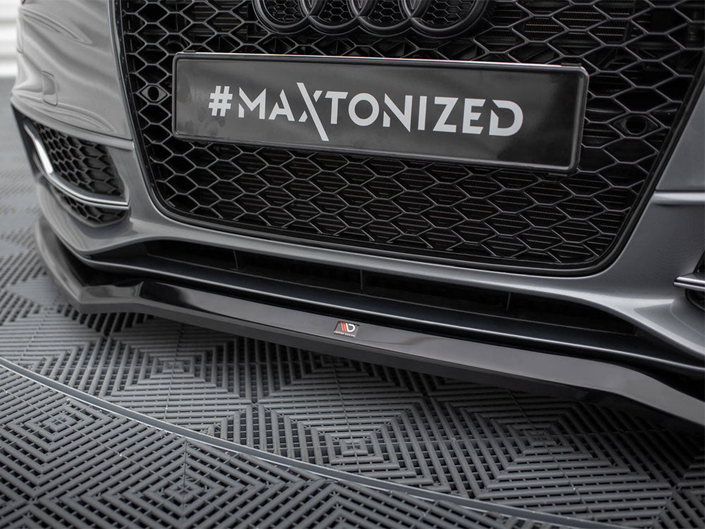 Maxton Design Street Plus Front Splitter V4 - Audi S5 8T Facelift