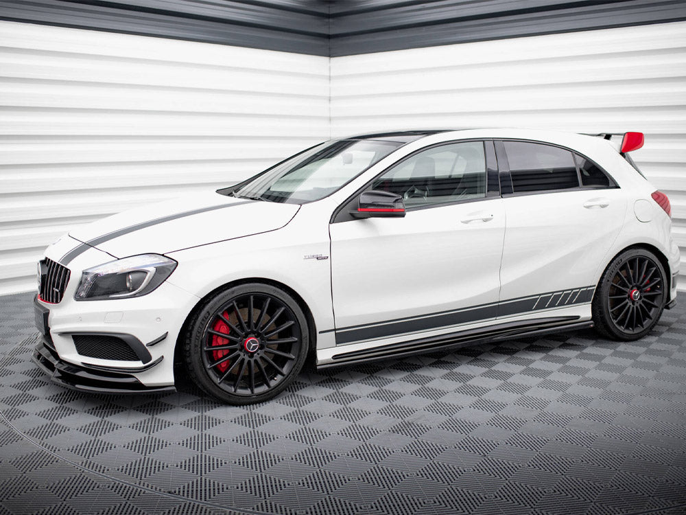 Maxton Design Street Plus Side Skirt Diffusers V2 - Mercedes A45 AMG W176