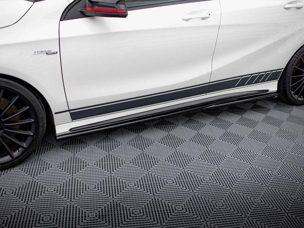 Maxton Design Street Plus Side Skirt Diffusers V2 - Mercedes A45 AMG W176