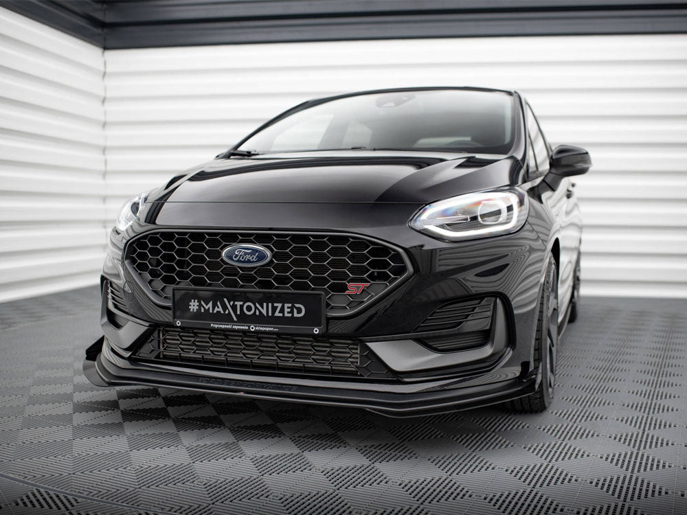 Maxton Design Street Pro Front Splitter + Flaps - Ford Fiesta ST Mk8.5