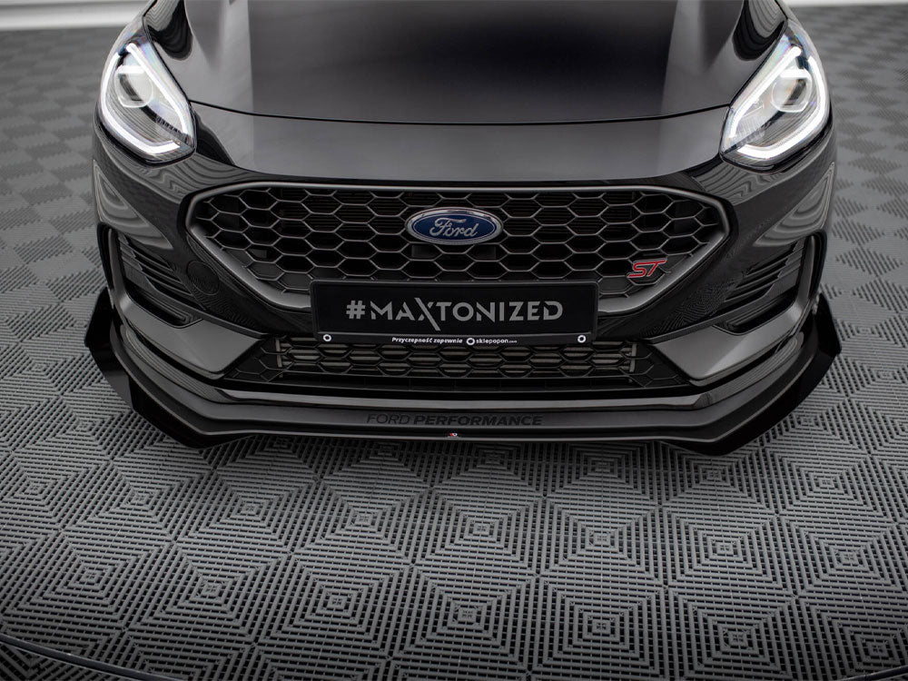 Maxton Design Street Pro Front Splitter + Flaps - Ford Fiesta ST Mk8.5