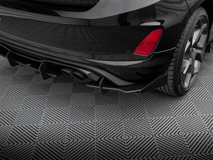 Maxton Design Street Pro Rear Diffuser + Flaps - Ford Fiesta ST Mk8