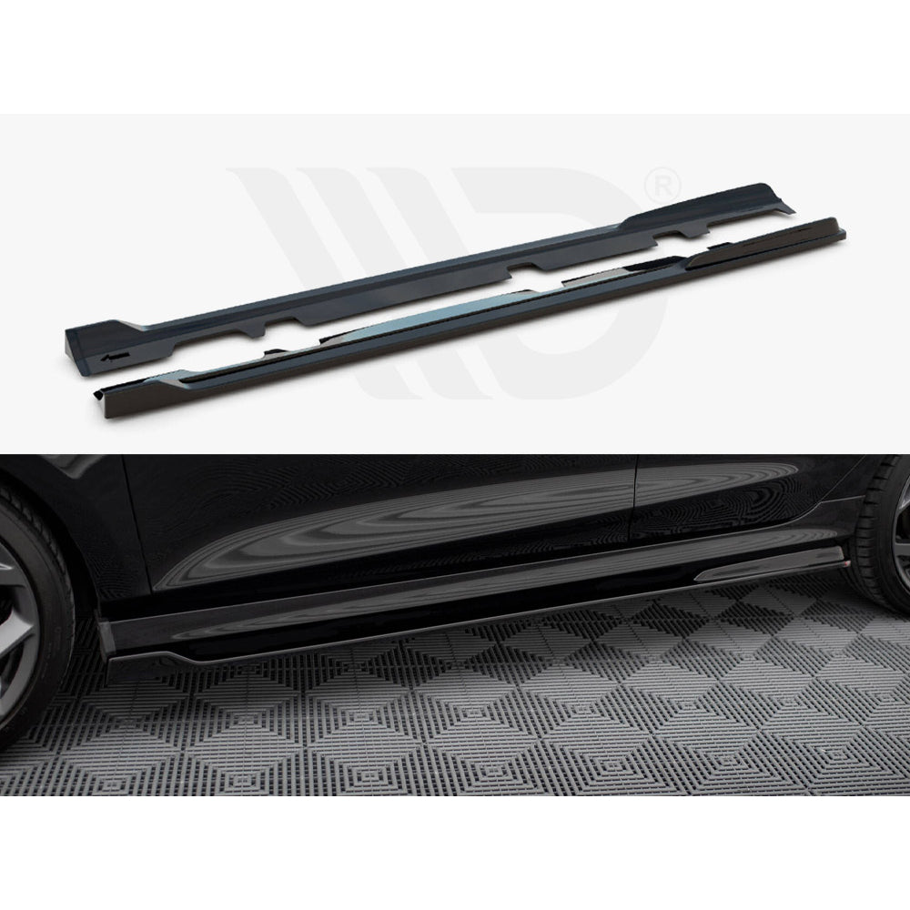 Maxton Design Street Plus Side Skirt Diffusers V3 - Ford Fiesta ST Mk8