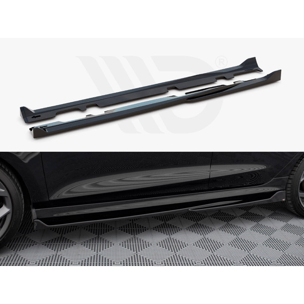Maxton Design Street Plus Side Skirt Diffusers V4 - Ford Fiesta ST Mk8