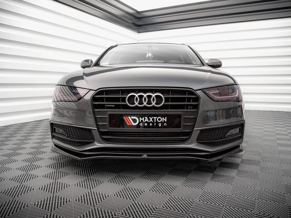 Maxton Design Street Plus Front Splitter V4 - Audi S4 B8 Facelift