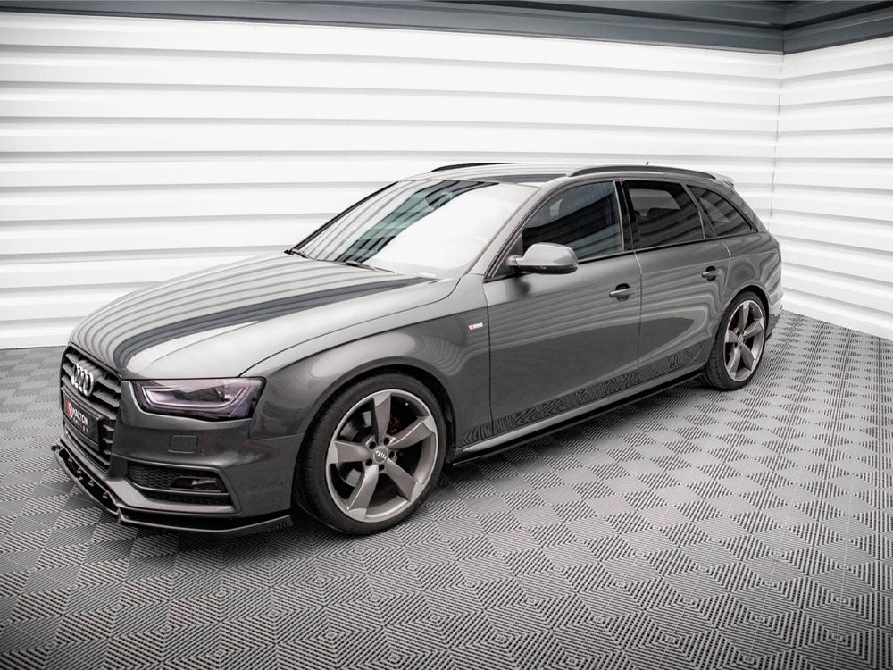 Maxton Design Street Plus Side Skirt Diffusers V2 - Audi S4 B8