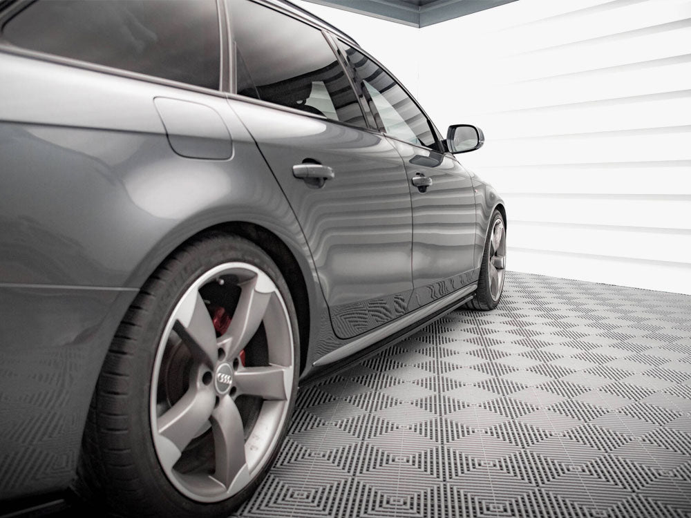 Maxton Design Street Plus Side Skirt Diffusers V2 - Audi S4 B8