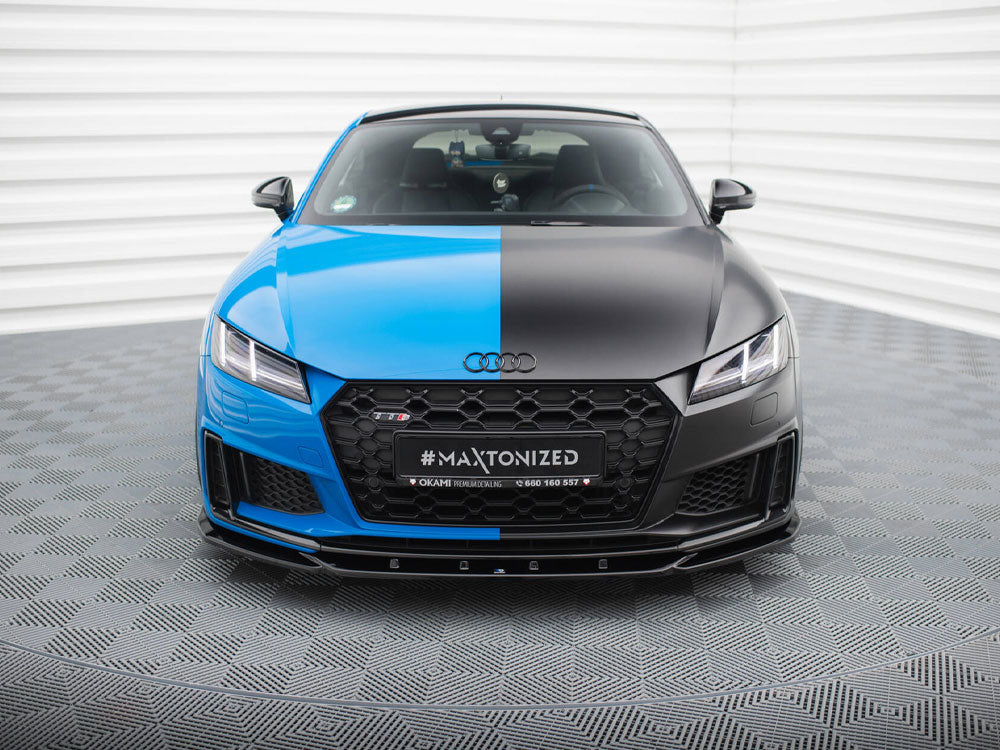 Maxton Design Street Plus Front Splitter V2- Audi TTS 8S Facelift