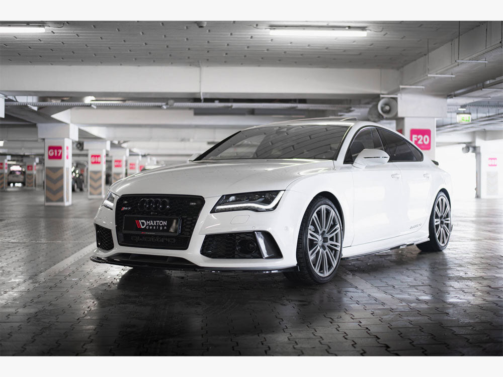 Maxton Design Street Plus Front Splitter V3 - Audi RS7 C7