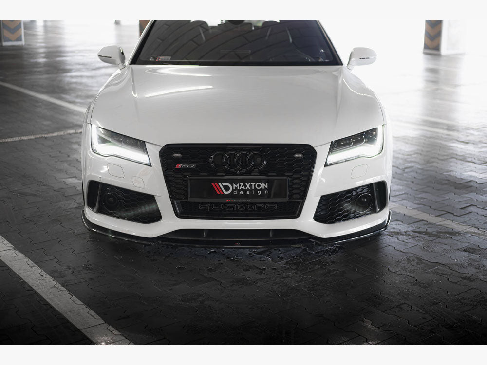 Maxton Design Street Plus Front Splitter V3 - Audi RS7 C7