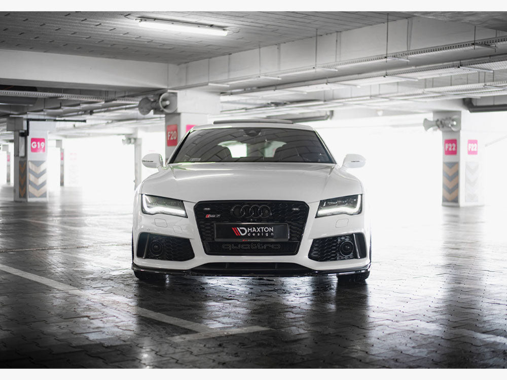 Maxton Design Street Plus Front Splitter V4 - Audi RS7 C7