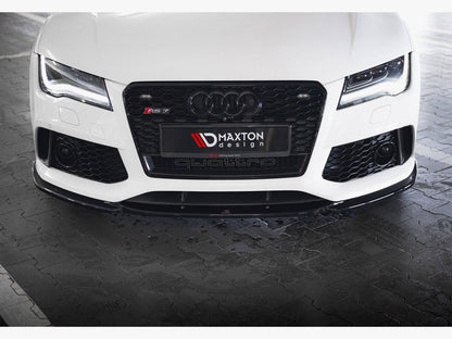 Maxton Design Street Plus Front Splitter V4 - Audi RS7 C7