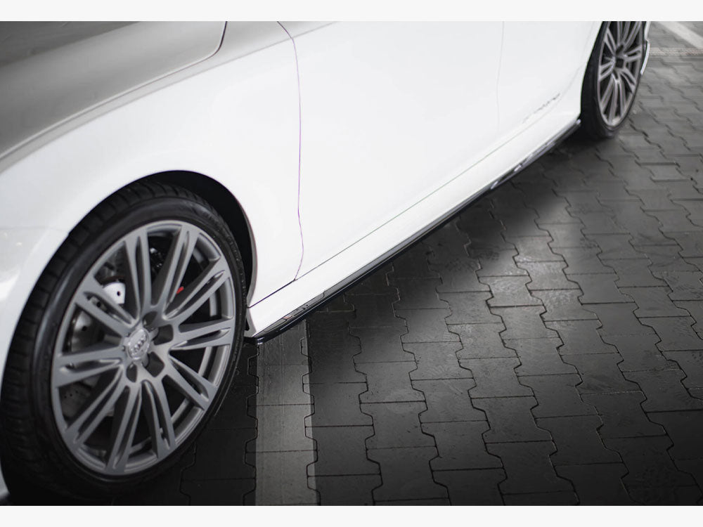 Maxton Design Street Plus Side Skirt Diffusers V2 - Audi RS7 C7