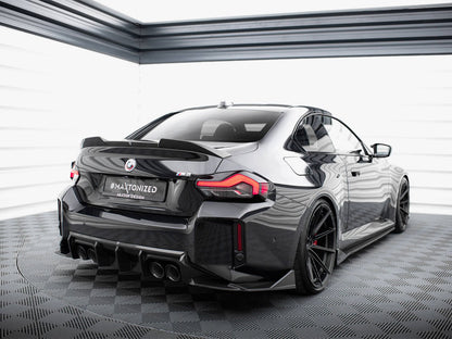 Maxton Design Carbon Fibre Rear Side Splitters - BMW M2 G87