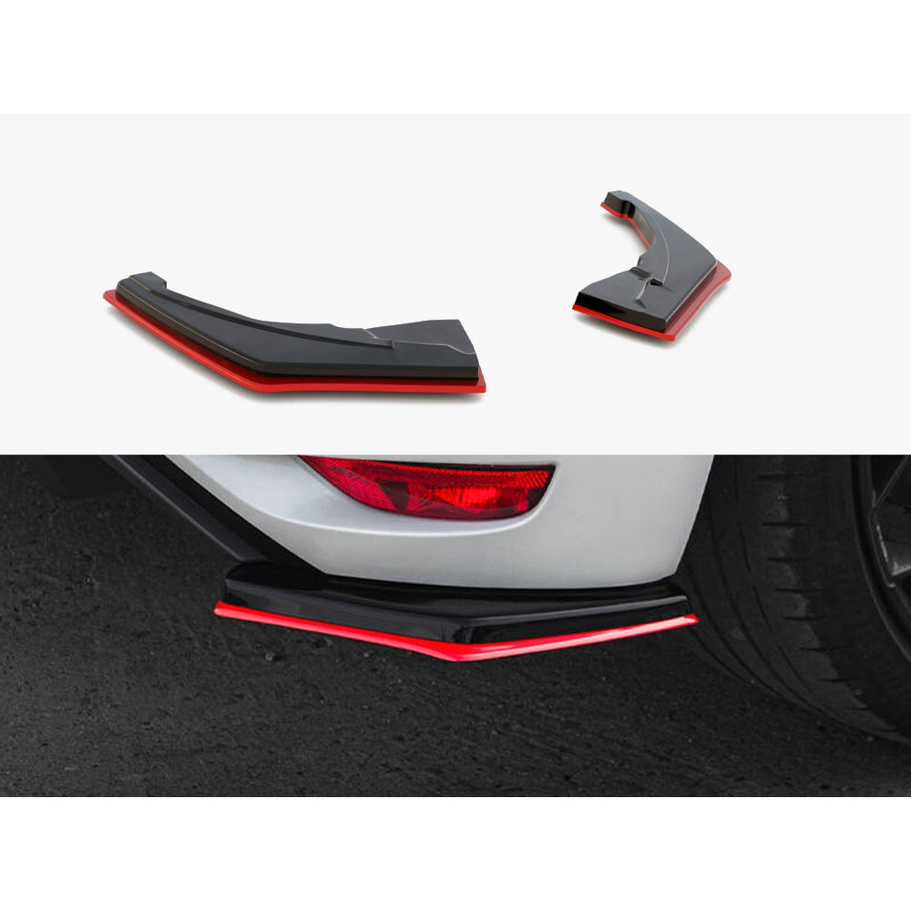 Maxton Design Street Plus Rear Side Splitters V2 - Renault Megane RS Mk4 280/300