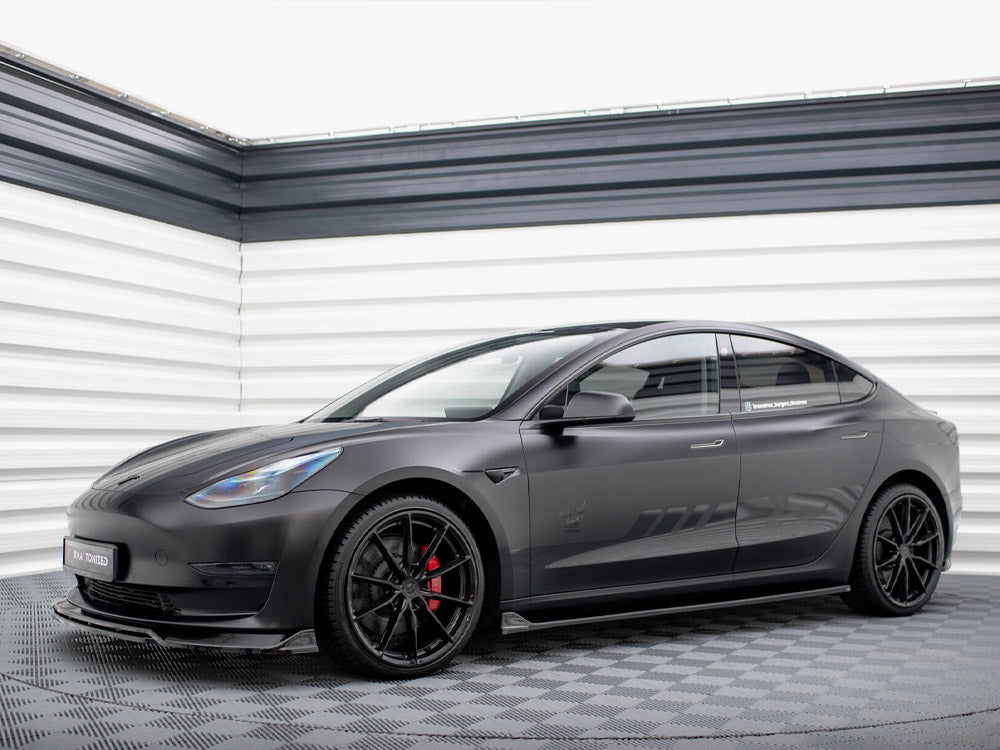 Maxton Design Street Plus Side Skirt Diffusers V2 - Tesla Model 3
